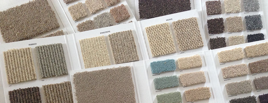 Carpet sample swatches